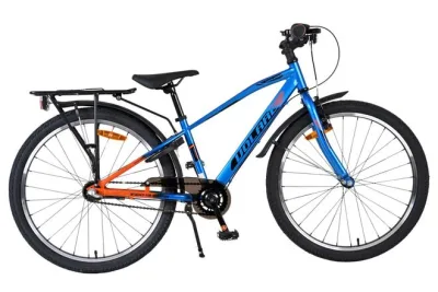 Volare Explorer Kinderfiets – Jongens – 24 inch – Blauw/Oranje – Nexus 3