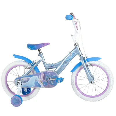 Disney Frozen 2 Kinderfiets - Meisjes - 16 inch - Blauw Paars - Twee handremmen