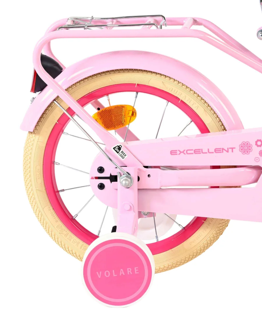 Volare Excellent Kinderfiets – Meisjes – 14 inch – Roze — foto 2