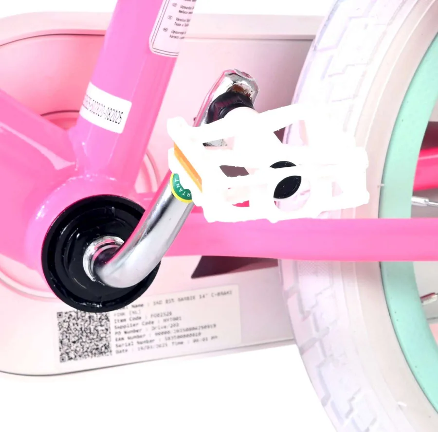 Barbie Kinderfiets – Meisjes – 14 inch – Roze — foto 11