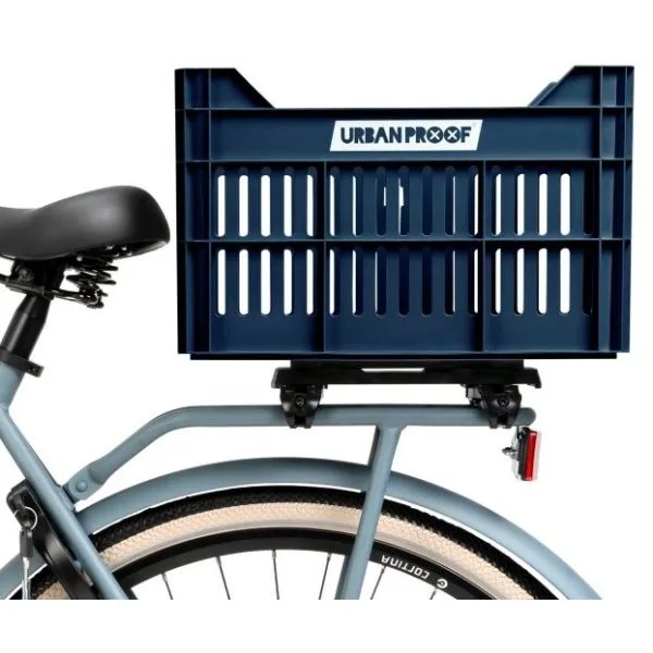 Gerecyclede Fietskrat Urban Proof Click 30 Liter donker blauw — foto 4