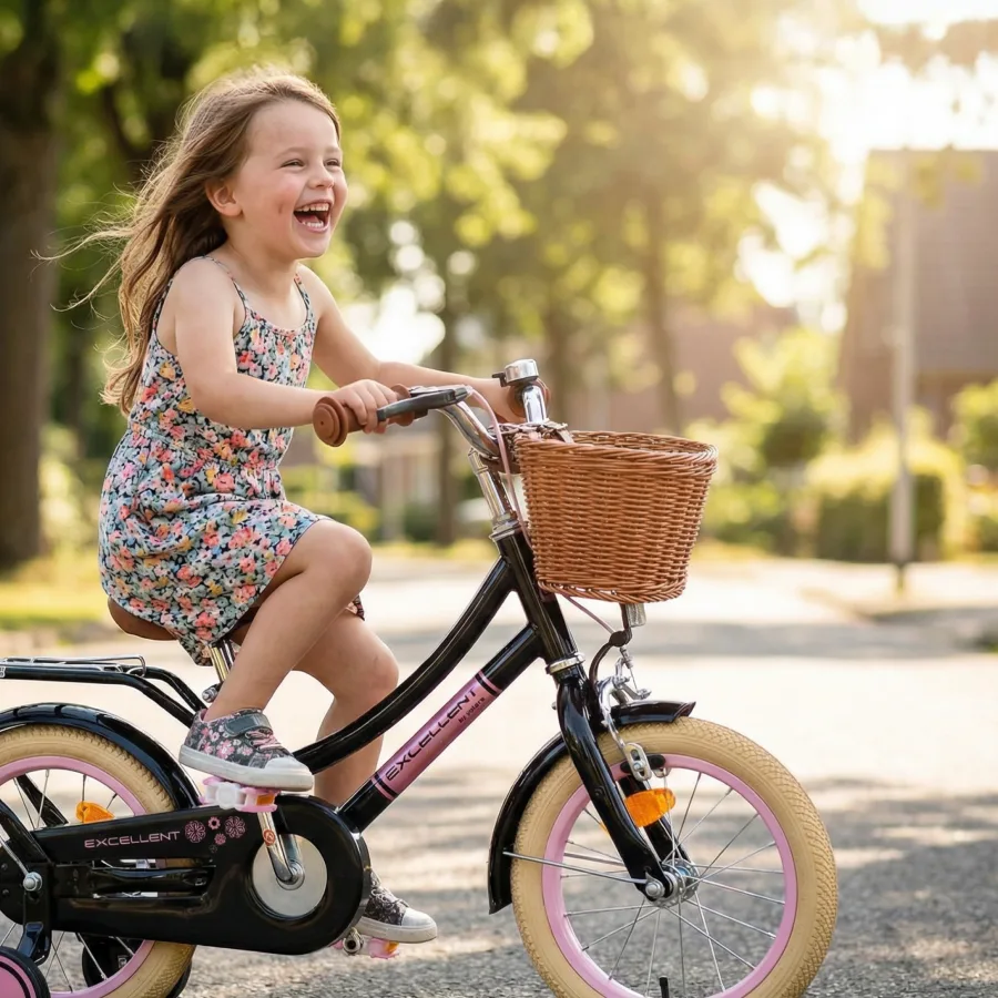 Volare Excellent Kinderfiets – Meisjes – 14 inch – Roze — foto 15