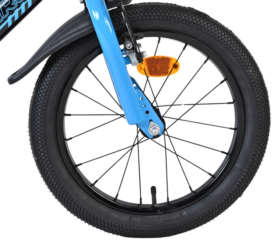 Volare Sportivo Kinderfiets – Jongens – 16 inch – Blauw Zwart – Twee Handremmen — foto 3