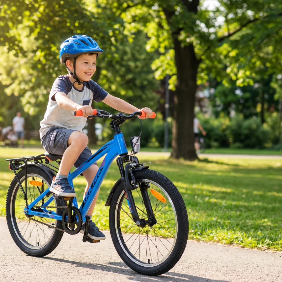 Volare Cross Kinderfiets – Jongens – 20 inch – Blauw – 6 versnellingen — foto 24