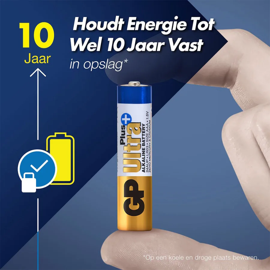 Ultra Plus Alkaline AAA-batterijen 4PK — foto 5