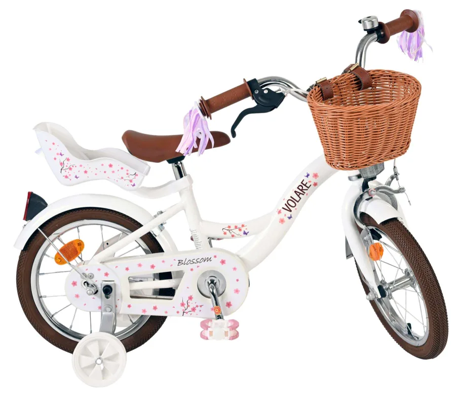 Volare Blossom Kinderfiets – Meisjes – 14 inch – Wit — foto 12