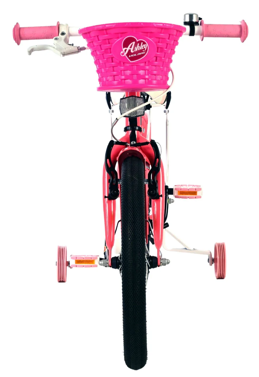 Volare Ashley Kinderfiets – Meisjes – 18 inch – Roze/Rood — foto 8