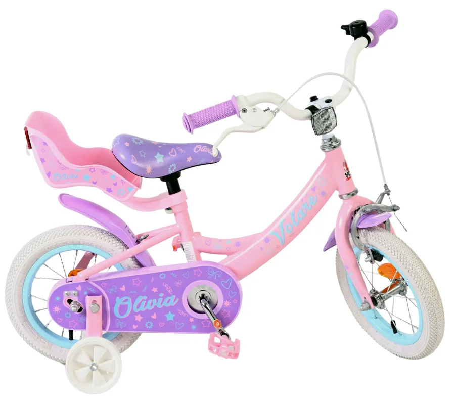 Volare Olivia Kinderfiets – Meisjes – 12 inch – Roze — foto 11