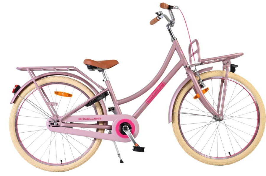 Volare Excellent Kinderfiets – Meisjes – 24 inch – Mat Roze