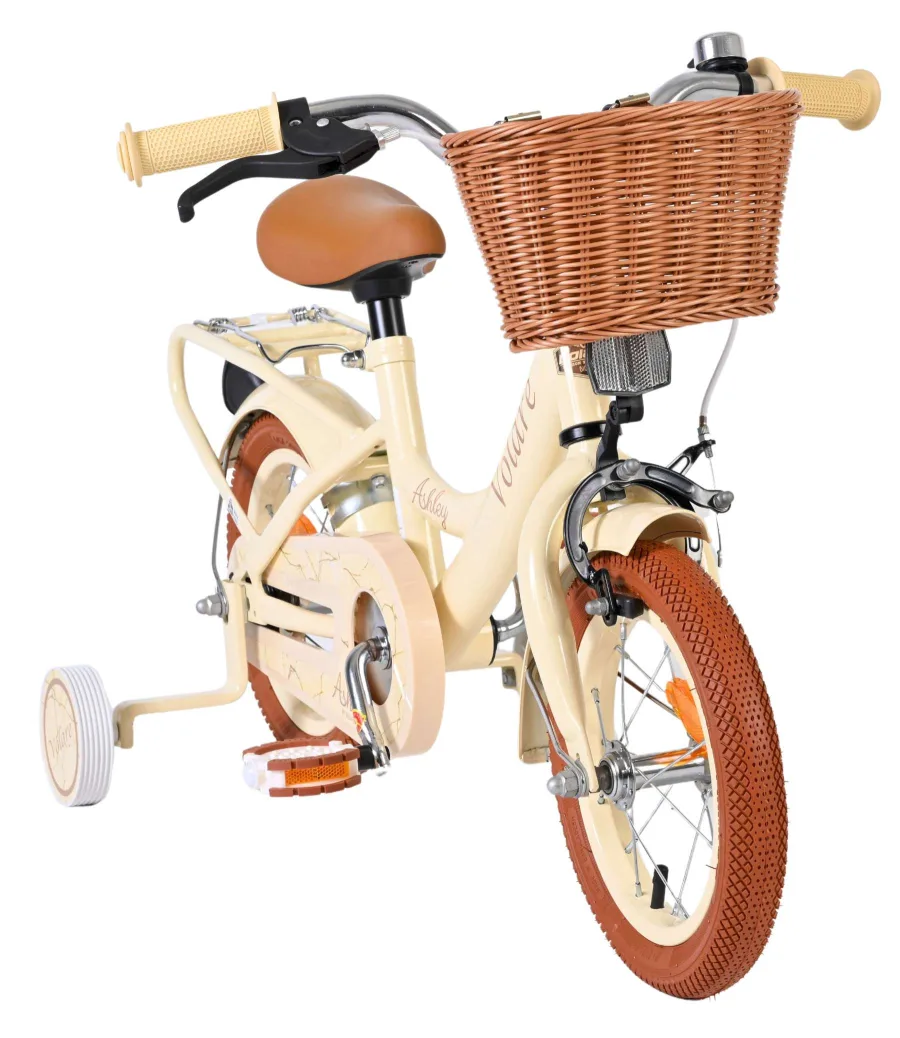 Volare Ashley Kinderfiets – Meisjes – 12 inch – Creme — foto 5