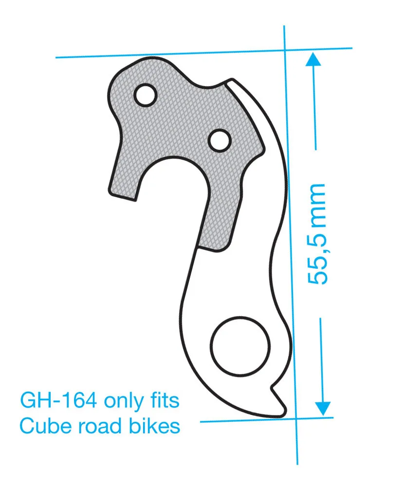 Derailleurpad Marwi GH-164 Cube (racefiets) — foto 5