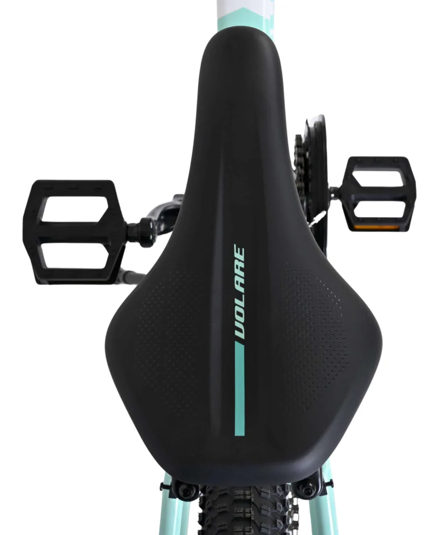 Volare Boost Kinderfiets – 24 inch – 21 Speed – Wit/Mintgroen — foto 7