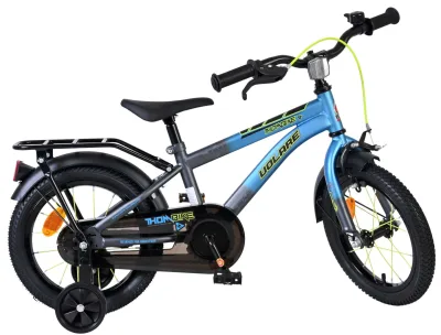 Volare Thombike Kinderfiets – Jongens – 14 inch – Blauw/Grijs