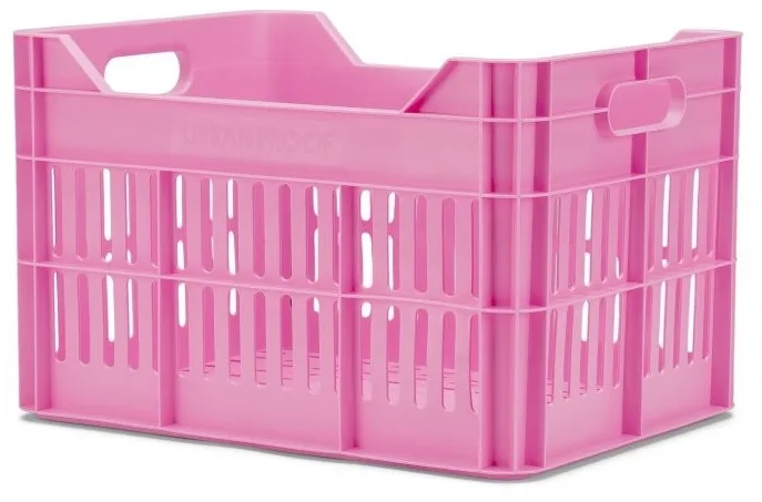 Gerecyclede Fietskrat Urban Proof Click 30 Liter Fel roze — foto 6