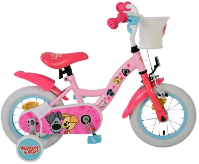 Woezel & Pip Kinderfiets – Meisjes – 12 inch – Roze
