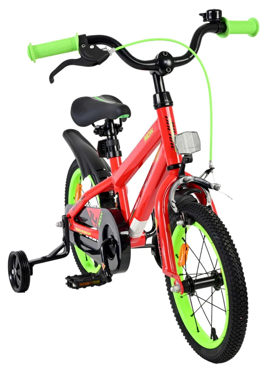 Volare Rocky Kinderfiets – Jongens – 14 inch – Rood — foto 7