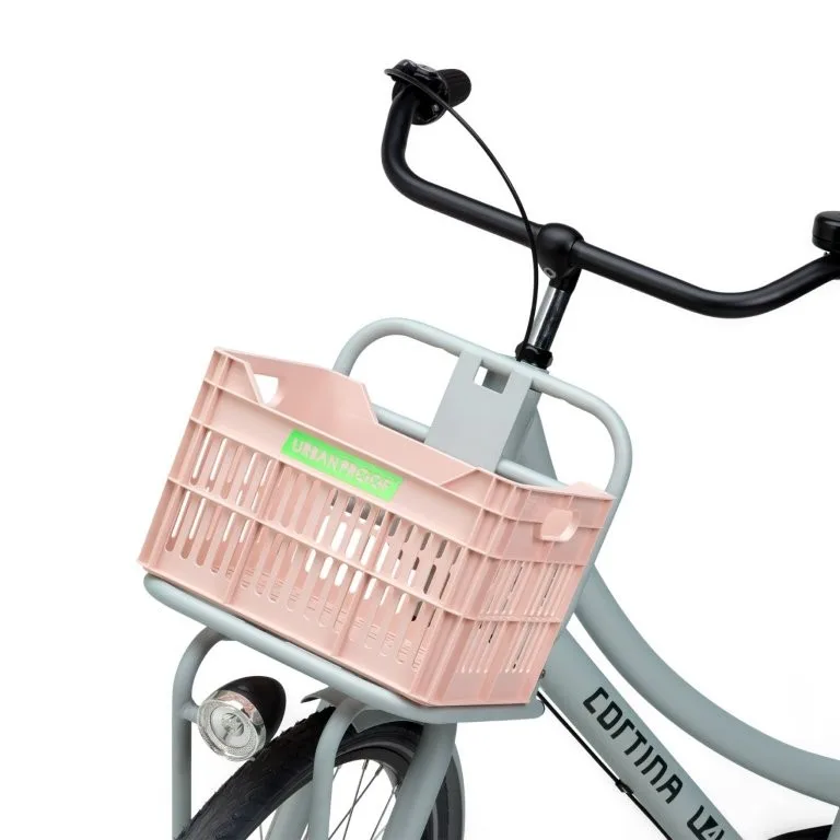 Gerecyclede Fietskrat Urban Proof Junior 15 Liter - Pastelroze — foto 7