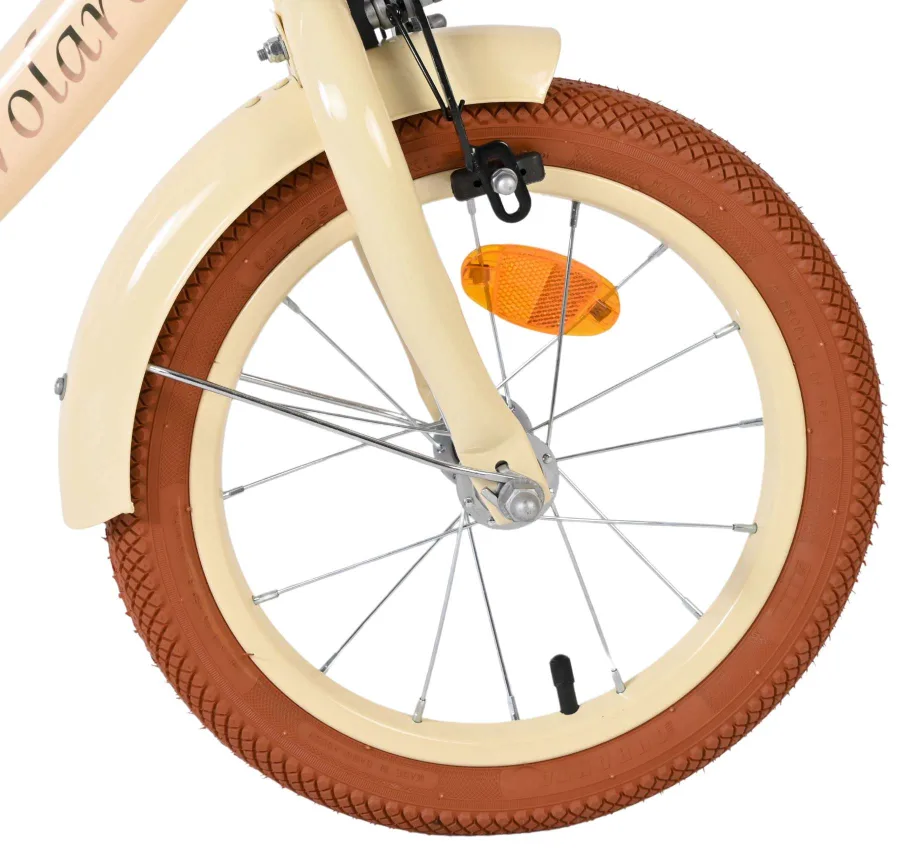 Volare Ashley Kinderfiets - Meisjes - 14 inch - Creme — foto 3