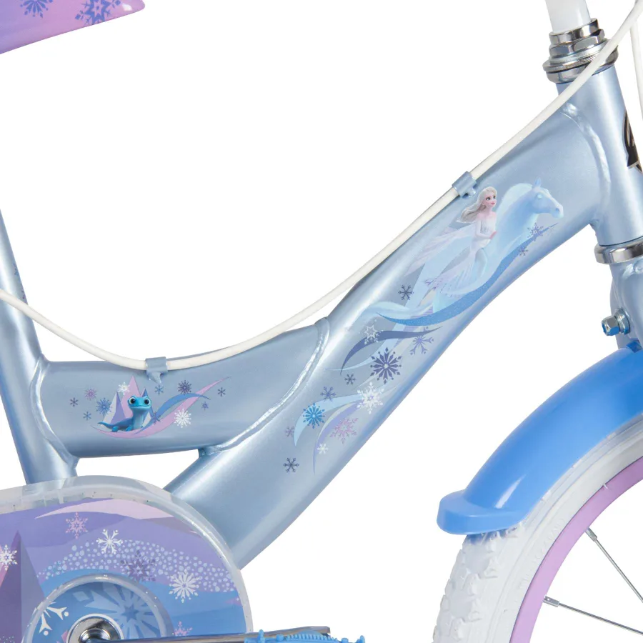 Disney Frozen 2 Children's bike - Girls - 16 inch - Blue Purple - Two hand brakes — foto 3