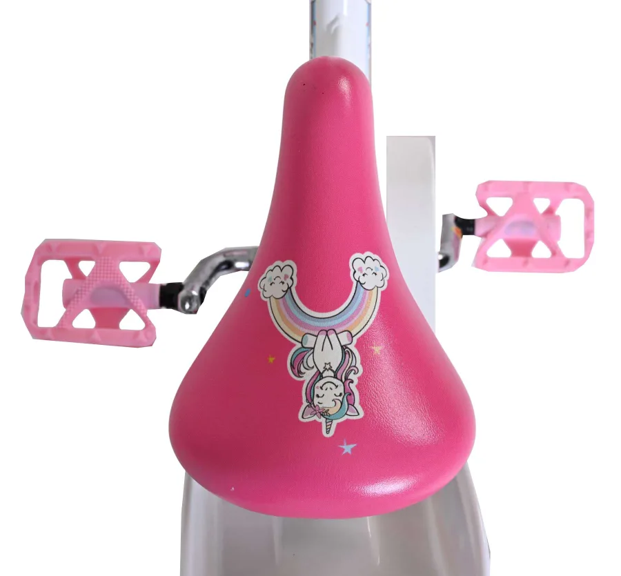 Volare Unicorn Kinderfiets – Meisjes – 12 inch – Wit — foto 5