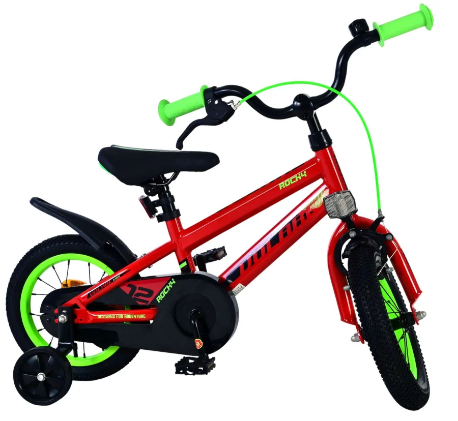 Volare Rocky Kinderfiets – Jongens – 12 inch – Rood — foto 12