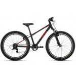 Bikefun 24″ The Beast V-brake 6 speed – Zwart rood