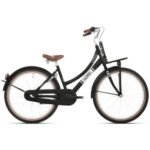 Bikefun Load 20″ meisjesfiets met remnaaf – mat zwart