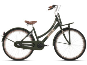 Kinderfiets 24″ Bike Fun Load meisjesfiets met nexus 3 versnelling – mat groen