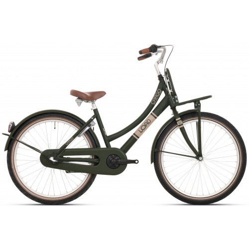 Bikefun Load 26″ meisjesfiets met 3 versnellingen remnaaf – Kaki  mat Green Bikefun Load 26″ meisjesfiets met 3 versnellingen remnaaf – Kaki  mat Green