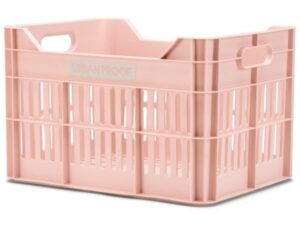 Gerecyclede Fietskrat Urban Proof Click 30 Liter Pastel roze