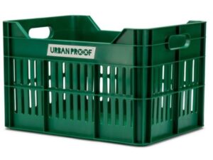 Gerecyclede Fietskrat Urban Proof Click 30 Liter Retro Groen