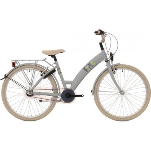 Kinderfiets 24″BikeFun Lots of Love Nexus 3 versnellingen mat licht blauw Kinderfiets 24″BikeFun Lots of Love Nexus 3 versnellingen mat licht blauw