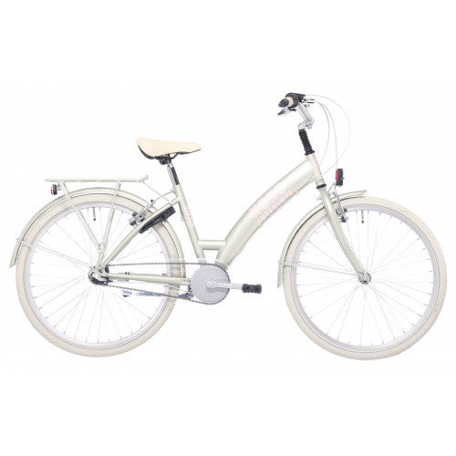 Bikefun 26 inch Meisjes Lots of Love  Nexus 3 licht groen Bikefun 26 inch Meisjes Lots of Love  Nexus 3 licht groen