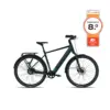 Avalon E-Flow E-Bike Petrol mat zwart Gates Belt snaar 54cm Heren