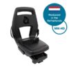 Kinderzitje achter Qibbel Junior 6+ MIK HD met voetsteun en beschermplaat Black