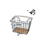 Fietsmand Basil Nordland MIK 23 Liter voor- en/of achterop zwart bruin