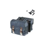 Dubbele fietstas Basil Bohème MIK 35 liter indigo blauw