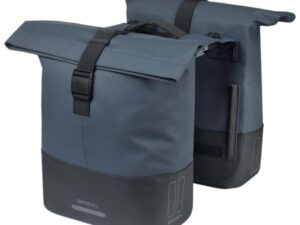 Dubbele fietstas Basil Cove MIK 28-32L blauw/zwart