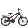 Altec Dakota 20 inch MTB 7 speed Zwart rood