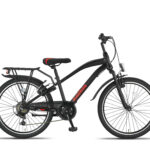 Altec Dakota 24 inch MTB 7 speed Zwart rood