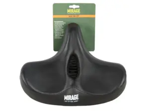 Mirage zadel tour comfort met vering Big City, zwart