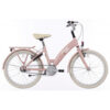 Kinderfiets Bikefun 20 inch Lots of Love met remnaaf Roze