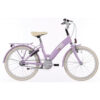 Kinderfiets Bikefun 20 inch Lots of Love met remnaaf Paars