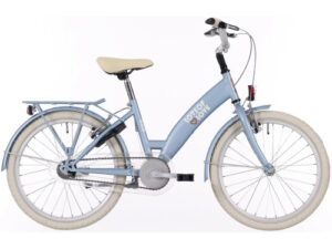 Kinderfiets Bikefun 20 inch Lots of Love met remnaaf Licht Blauw