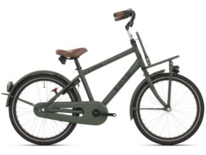 Kinderfiets Bikefun Load 20″ jongensfiets met remnaaf mat groen