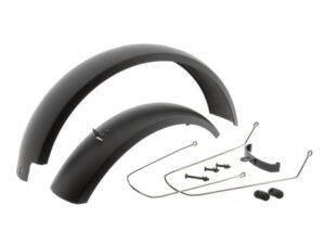 Spatbord set Mirage 20 Fatbike incl. bevestiging zwart