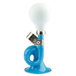 Fietstoeter krul PexKids – blauw met witte bol