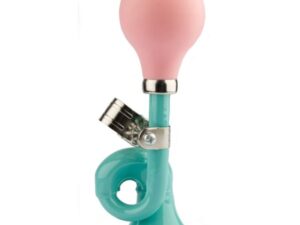 Fietstoeter krul PexKids – groen met roze bol