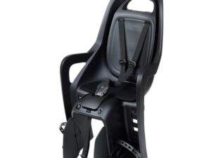 Kinderzitje achter Polisport Groovy BLACK EDITION dragerbevestiging (CFS)
