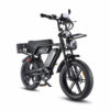 OUXI V8 Ultra Fat-bike Max Zwart dubbele accu